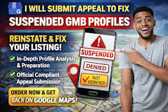 fix and reinstate google my business profile gmb ranking and gmb appeal