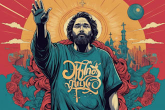 do typography christian tshirt design