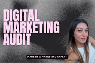 perform a complete marketing audit and provide an action plan