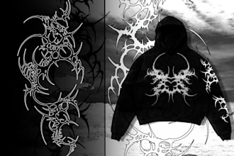 make amazing cyber sigilism, tribal and line art for you