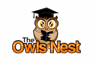 do creative birds, falcon, parrot and owl logo design