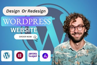 build wordpress website with elementor and elementor pro