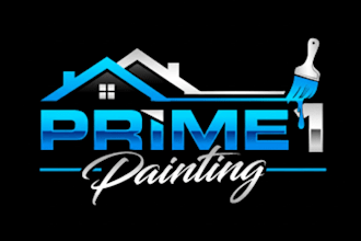 custom painter logo design clean, bold and professional