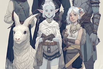 draw your dnd party
