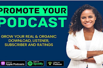 rganic spotify streams, spotify music and podcast marketing