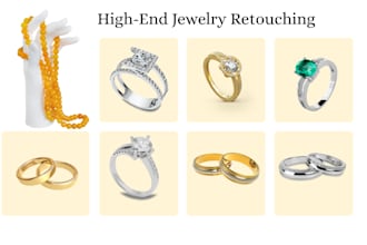 do professional jewelry photo retouching in photoshop