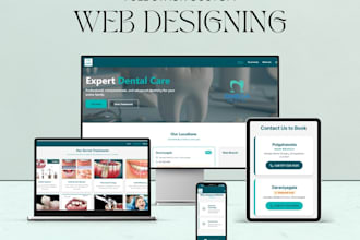 design a complete multi page custom website using HTML CSS