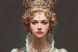 make a king or queen royal portrait personalized gift of you