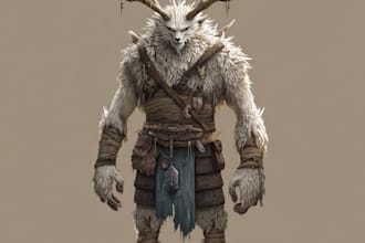 illustrate fantasy art creatures and characters