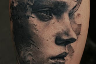 do unique customized realism tattoo design