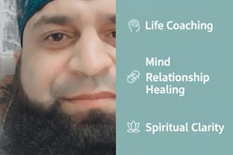 provide holistic life coaching for mind relationship, and spiritual clarity