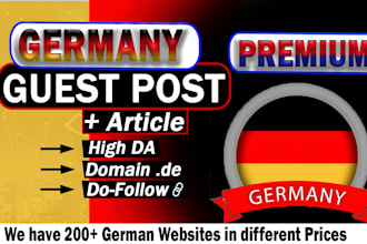 do premium do follow german guest post and germany link building