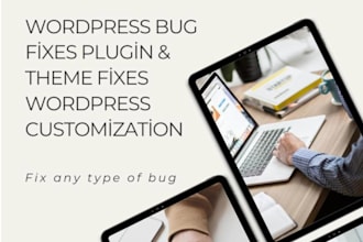 fix wordpress errors, bugs, and elementor issues
