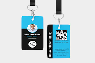 design a design a professional id card