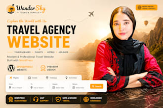 build a tour and travel agency website in wordpress