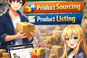 create amazon winning  product or sourcing and listing with variation