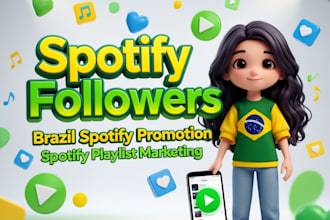 promote spotify followers, brazil spotify promotion, spotify playlist marketing