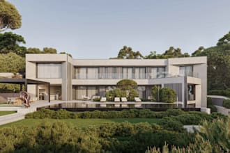 remodel vacant property, house virtual reality scene, architectural development