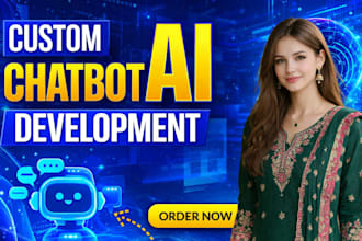build a custom ai chatbot for website, apps or business