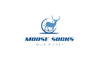 design moose socks golf logo