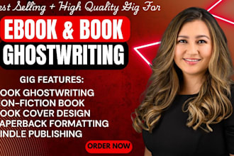be a non fiction ebook writer ghost book writer ghostwriter suspense book editor