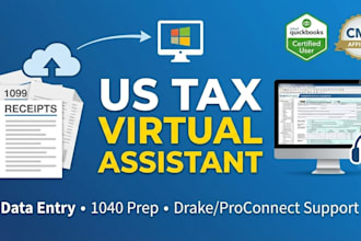 be your virtual assistant for US tax preparation and data entry
