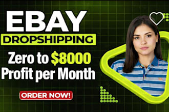 amazon to ebay droppshipping VA,product research,listing