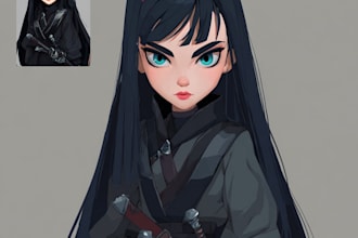 create realistic character model for commercial or games