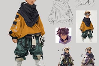 design a game character