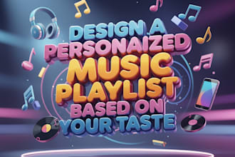 design a personalized music playlist based on your taste