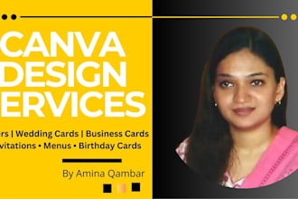 design clean and creative flyer in canva