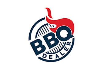 design unique grill shop restaurant logo