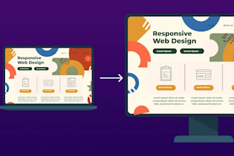 develop a modern responsive wordpress website or landing page