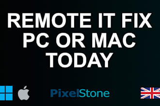 fix urgent PC or mac IT issues remotely today