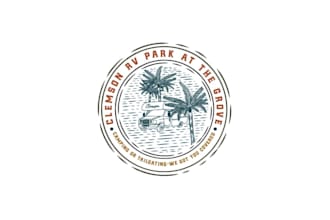 design eye catching high end rv park campground logo
