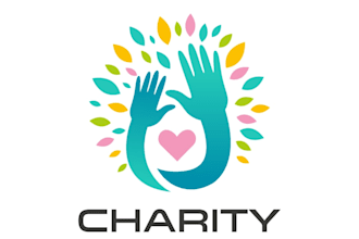 create fundraising charity or organisation logo