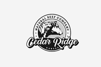 design a top quality beef company logo
