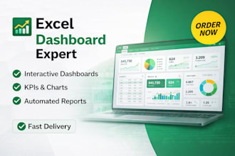 create interactive excel dashboards with charts and kpis