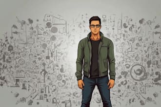 create cartoon character design