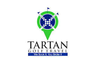 do high resolution logo for our scottish golf travel company