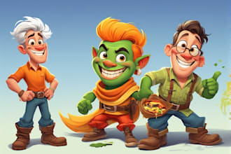 create an original cartoon character