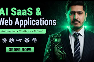 be your ai developer to build ai saas apps and ai web applications