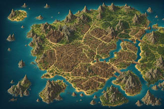 do fantasy city map for dnd map illustration world vector map