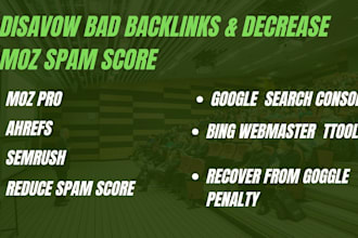 disavow bad backlinks remove toxic links recover google ranking