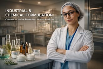 formulate organic cosmetics, pharma product herbal remedies