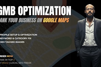optimize and rank your google business profile on  maps