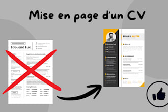 je mets en page et améliore vos documents professionnels