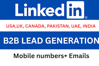 do linkedin b2b lead generation with email phone numbers