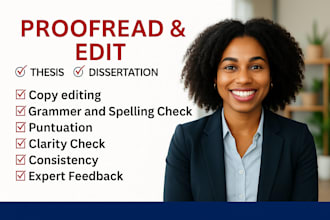 proofread, review, and edit your thesis, dissertation, or research manuscript