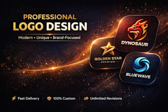 make creative logo for your brand and visuals